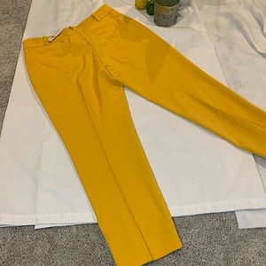 Plus size 14W NWT yellow pants